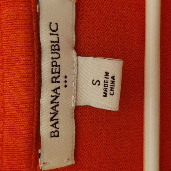 Banana Republic orange thin summer sweater - Picture 5 of 10
